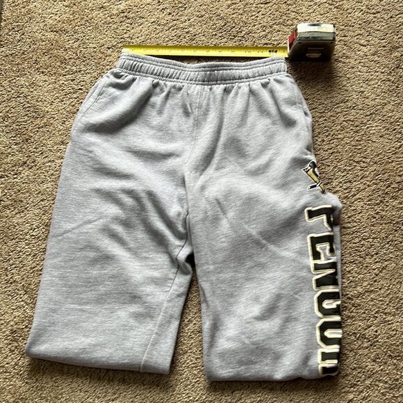Pittsburgh Penguins NHL Reebok Gray Boys Sweatpants - Picture 6 of 6